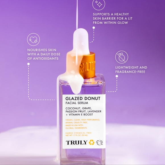 TRULY GLAZED DONUT VITAMIN E BOOST FACIAL SERUM - Picture 7 of 8
